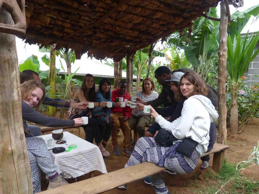 Kilimanjaro: Village Walk, Coffee Tour, Waterfall, and Lunch - A hot Chagga lunch in the village