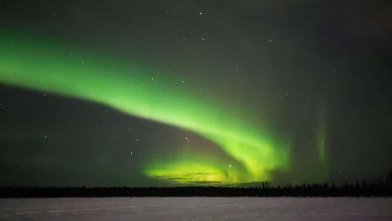 Kiruna: Snowshoe Trek with Aurora Hunt and Warm Beverage - At a glance