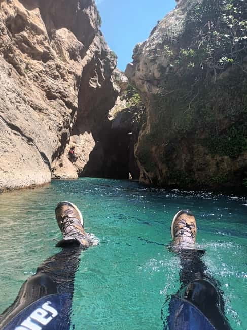 Kourtaliotiko Gorge: Guided River Adventure Trek with Lunch - Swimming to the hidden waterfall