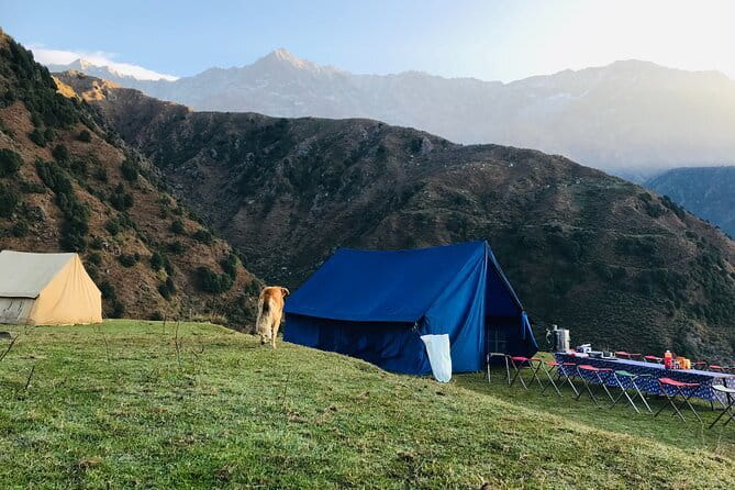 Laka Glacier Trek with Manu Adventures India - Day one: climbing from Bhagsu Nag to Triund
