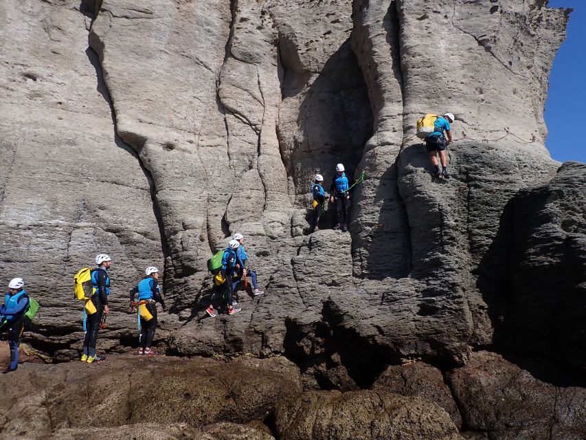 Las Palmas: Coastering, Via Ferrata, Water Jumping & Snorkel - A coastal route built around choice