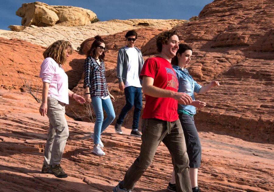 Las Vegas: Red Rock Canyon in an Adventure Tour Trekker - Wilson Cliffs explain the canyon’s bold colors