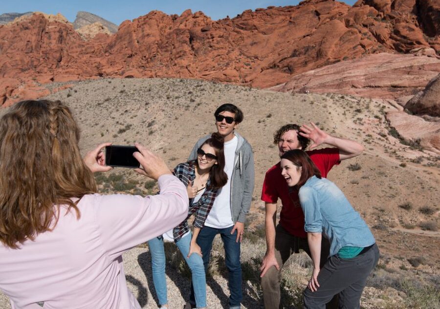 Las Vegas: Red Rock Canyon in an Adventure Tour Trekker - Calico Hills look like fossilized waves