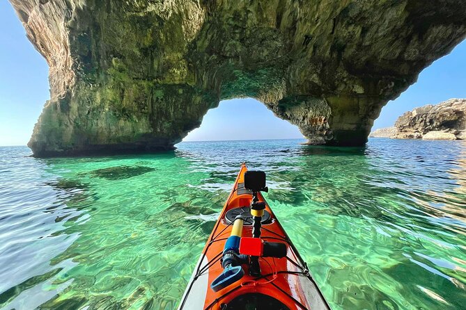 Leuca kayak tour + swimming + speleo-trek in cave - Paddling the last stretch of Salento’s Ionian coast