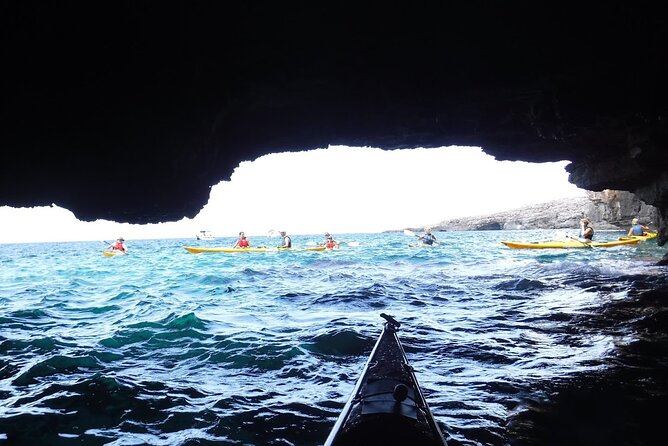 Leuca kayak tour + swimming + speleo-trek in cave - What the three-hour pace feels like