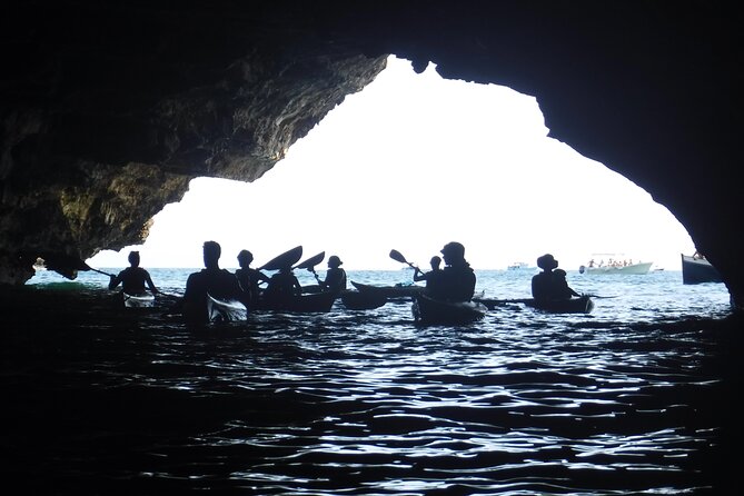 Leuca kayak tour + swimming + speleo-trek in cave - Swimming and the short cave trek
