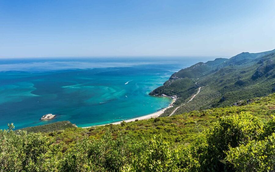 Lisbon: Via Ferrata Setubal's Arrábida Natural Park - The abseiling section and the best coastal views