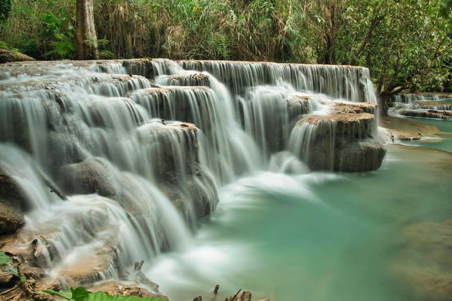 Luang Prabang: Full Day Trek to Kuang Si Waterfall & Village - Long Lao Village and the first steps into the forest