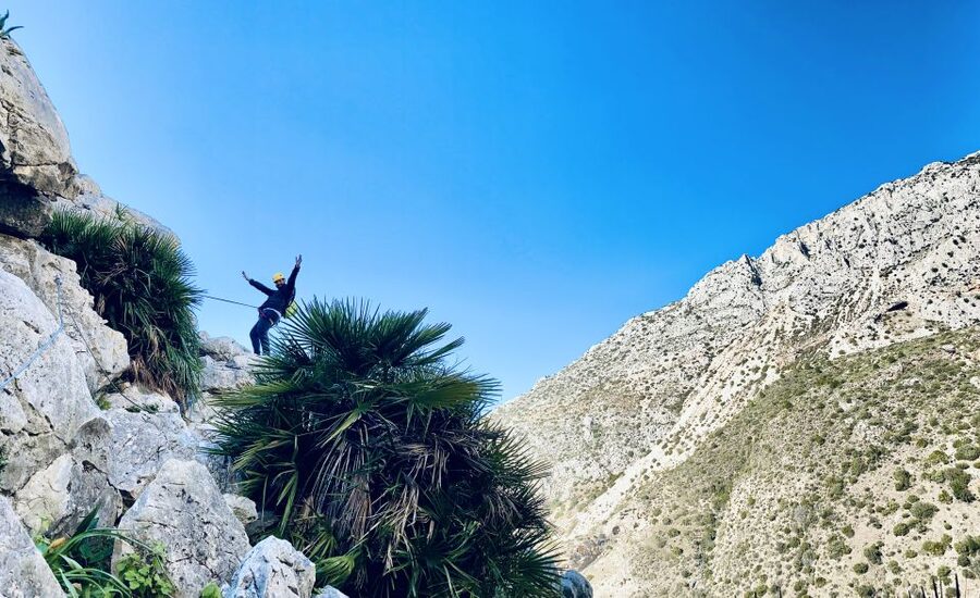 Malaga: Via Ferrata Hike at village of El Chorro - Walking toward the iron steps