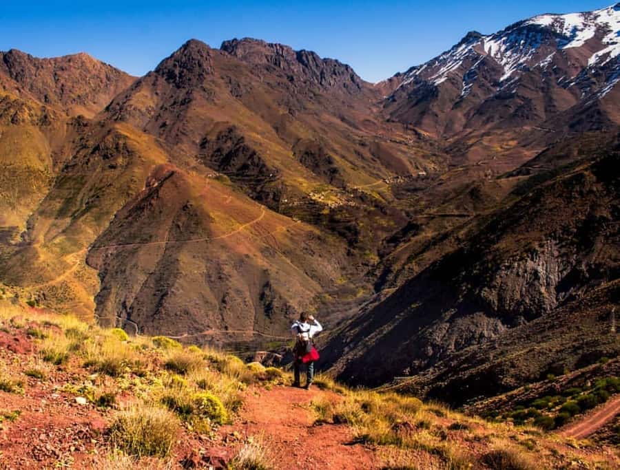 Marrakech: Atlas Mountains Summit Day Trek 2700m - From Marrakech to the Imlil Valley
