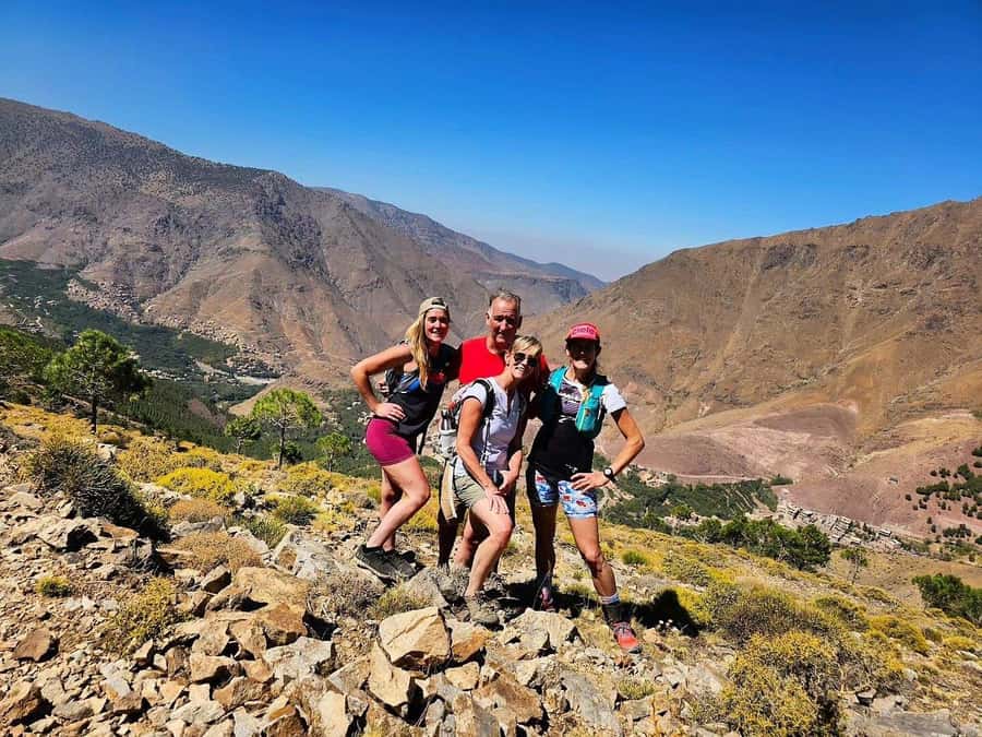 Marrakech: High Atlas Tedali Summit Guided Day Trek - The uphill walk from Imlil