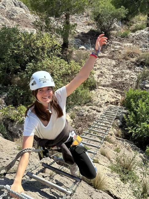 Marxuquera: La Falconera Via Ferrata - The zipline and the views from Molló de la Creu