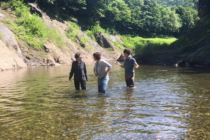 Matt Canyon River Trekking Nishiwaga Town, Iwate Prefecture - Old bridges, water flow, and the view from below