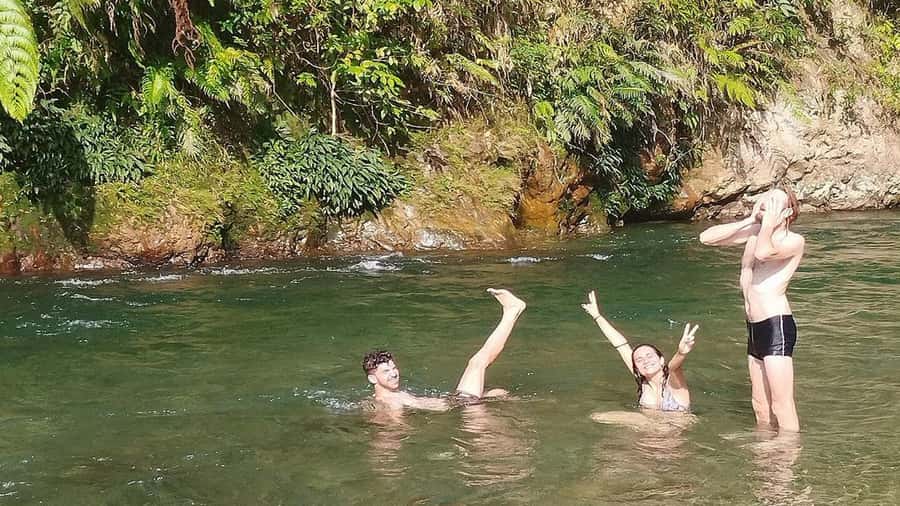 Medan: Bukit Lawang Orangutan Tour - Bohorok River: a short safety pause before the forest