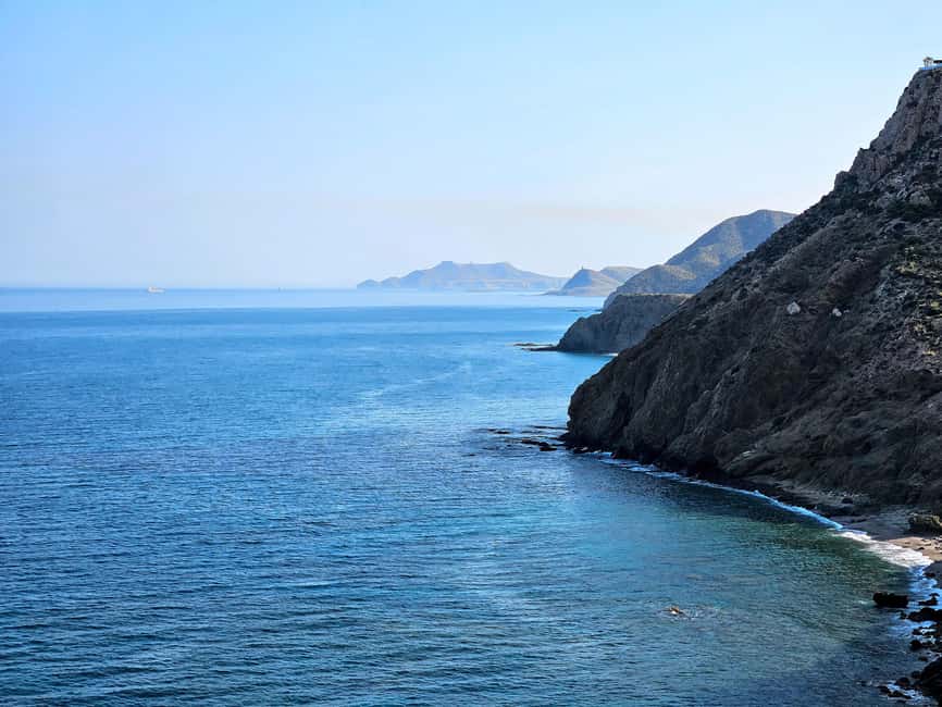 Mojácar/Vera: Coastal Mountain Hike with Spectacular Views - Reaching the first beach by dirt track