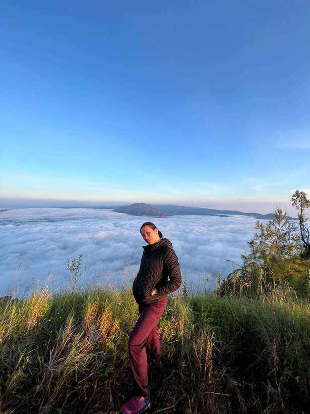 Mount Abang Trekking - Through the old forest before sunrise
