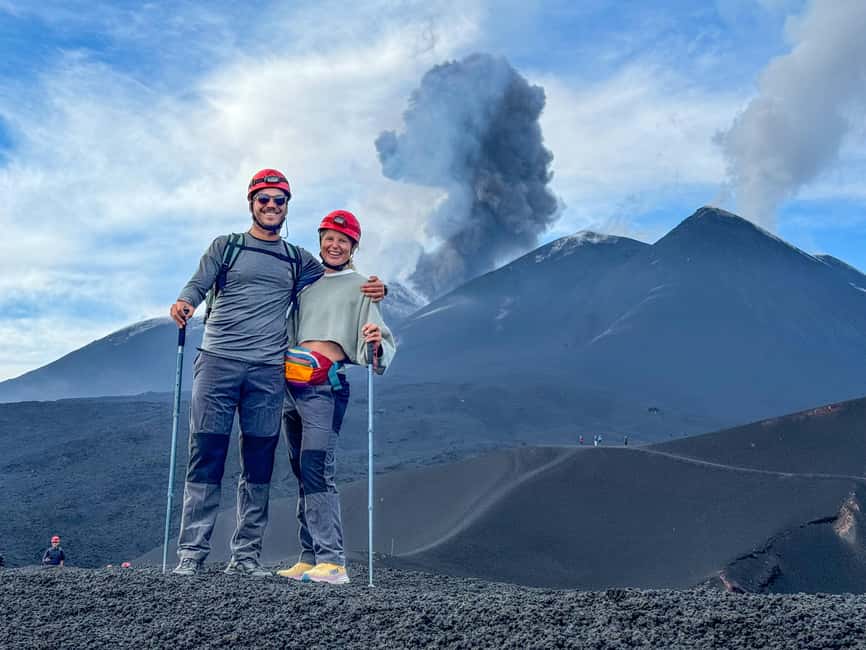 Mount Etna: Day trip to the high altitude craters at 3000 meters trekking - Crossing Etna’s black lava fields