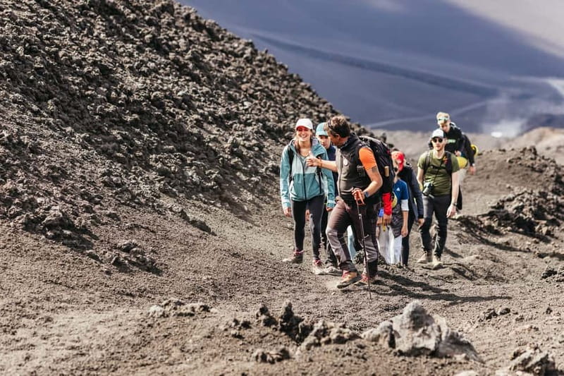 Mount Etna: Guided Trek 3,000 Meters to the Summit - Reaching the summit crater area