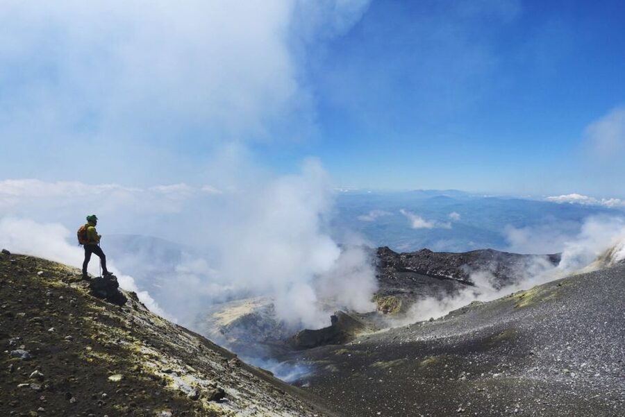 Mount Etna: Summit Crater Trek with Cable Car - The Valle del Bove and the lava tunnel