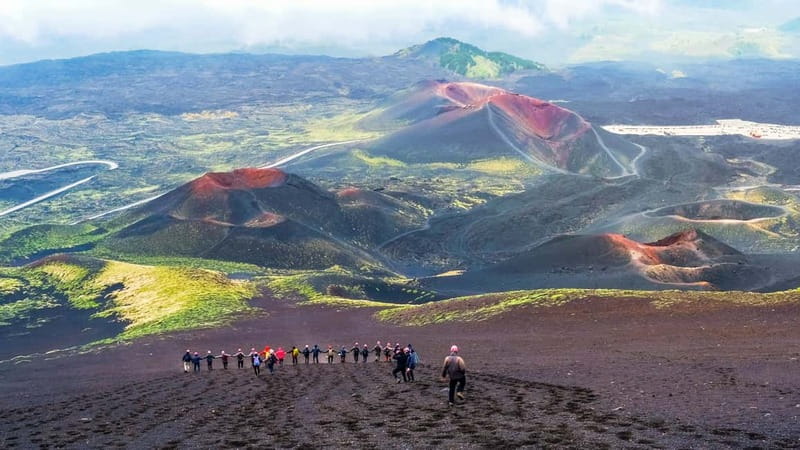 Mount Etna: Trek to 3000m with cable car and 4x4 - Lava flows, the 2002 vent, and the lava channel