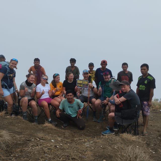 Mount Rinjani: 2-day 1-night Guided Summit Trek with Meals - Coming back down after the summit