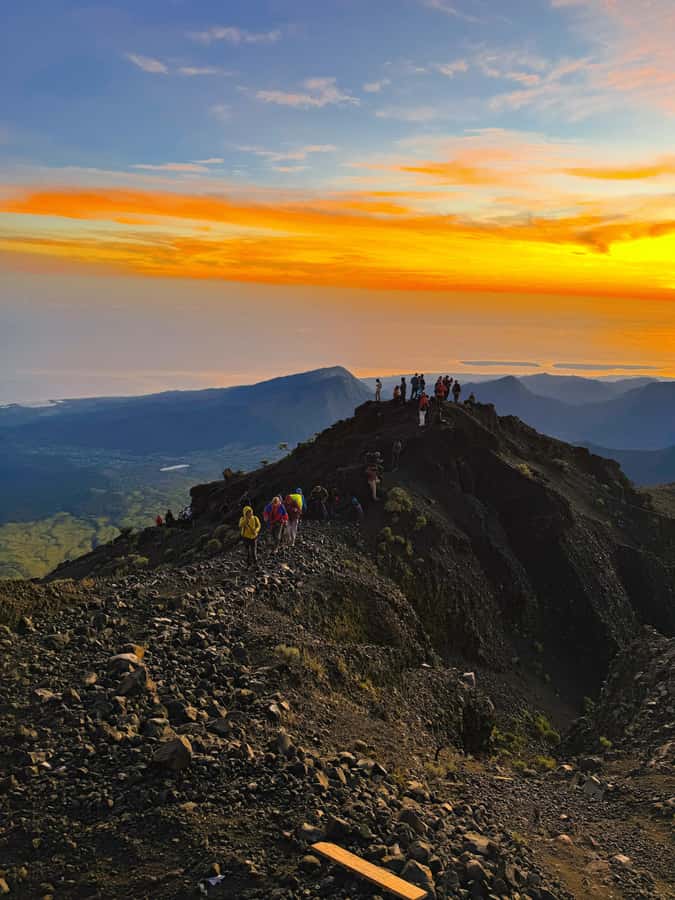 Mount Rinjani Trekking 2D-1N Summit - The crater-rim camp is beautiful, but the night is short