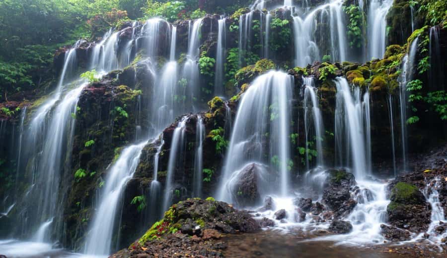 Munduk: Banyu Wana and Sekumpul Waterfall Trekking Tour - Banyu Wana Amerta is the best place to swim
