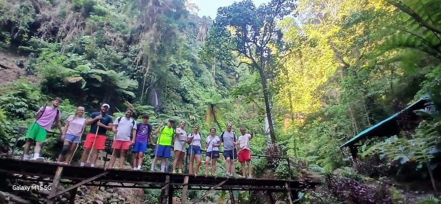 Munduk Jungle Trek to Banyumala & Pucak Manik – Private - Pucak Manik Waterfall starts the day quietly
