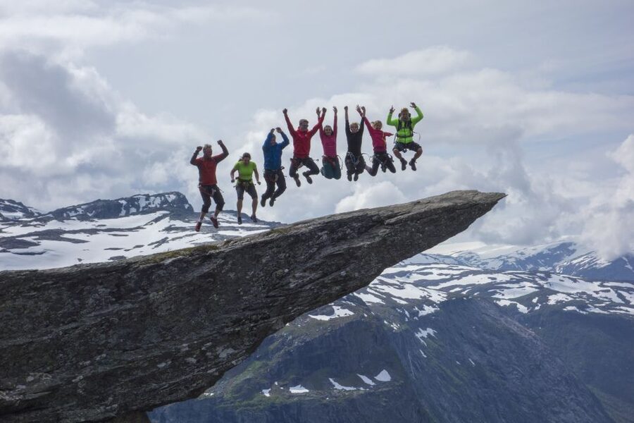 Odda: Full-Day Trolltunga Via Ferrata & Sky Ladder Adventure - Three walls and 400 meters of height gain