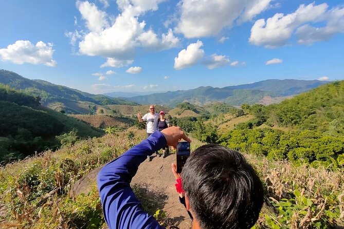 One Day Trekking Chiang Rai Jungle Adventure and Bamboo Cooking - Tea plantations bring a quieter stretch