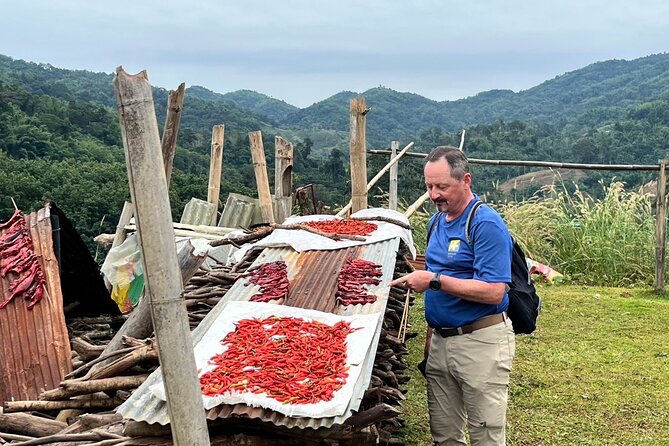 One Day Trekking Chiang Rai Jungle Adventure and Bamboo Cooking - Walking through the jungle to the waterfall