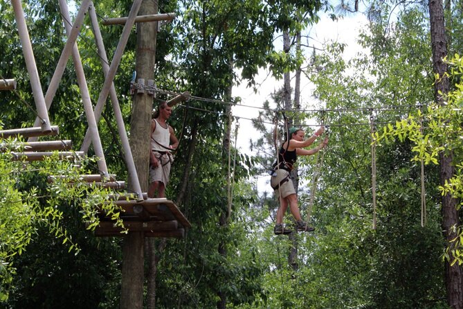 Orlando Tree Trek Adventure Park - Arrival, harnesses, and the practice course
