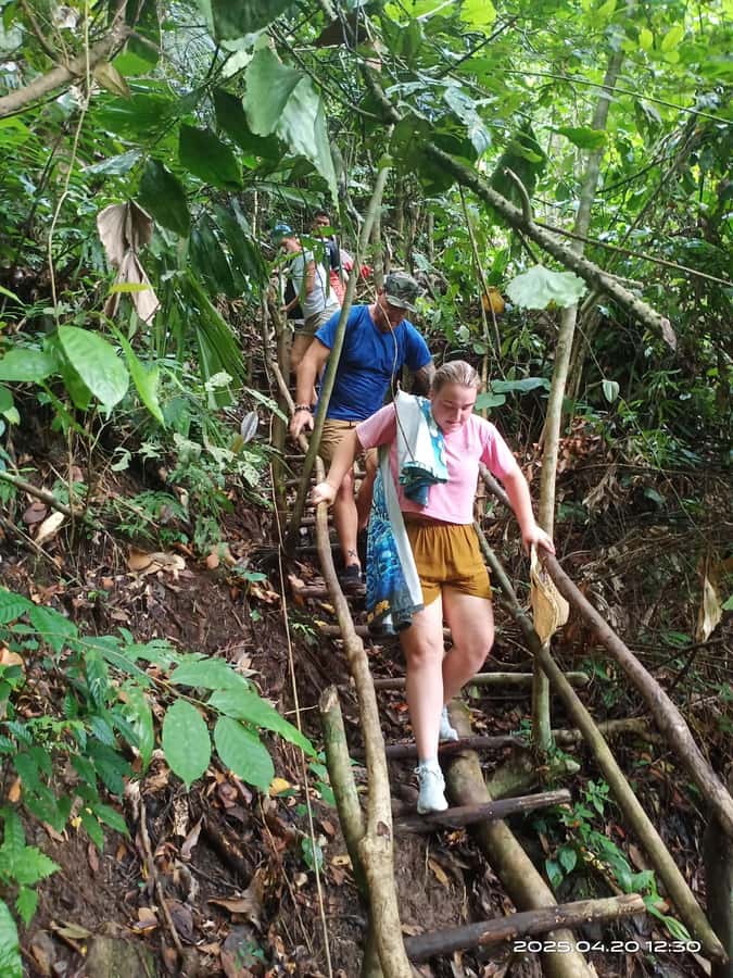 Padang: Lubuk Hitam Waterfall Guided Trekking Tour - The 30-minute forest path