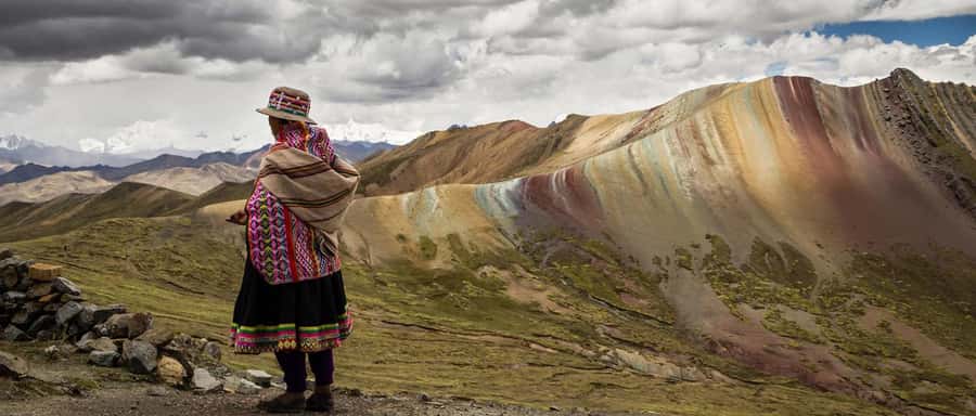 Palcoyo colored mountain hike + stone forests - Palcoyo at 4,900 meters, with less strain than Vinicunca