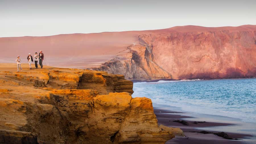 PARACAS|| Sunset trekking in the Paracas National Reserve - Walking the Cliffs and Beaches