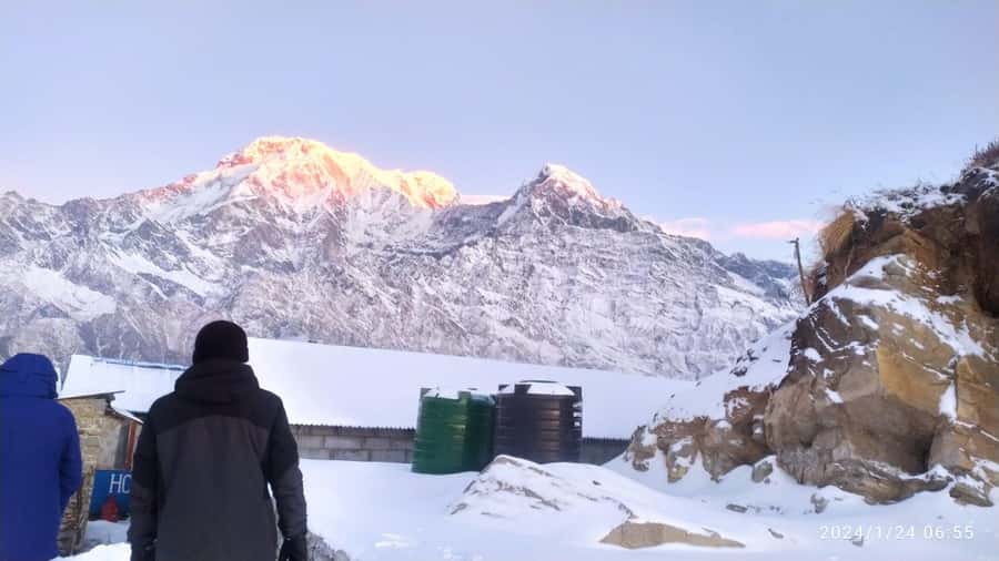 Pkr. Backpacker Group Dep.: 4 Day Mardi Himal Base Camp Trek - Day 1: Pokhara to Forest Camp through Australian Camp