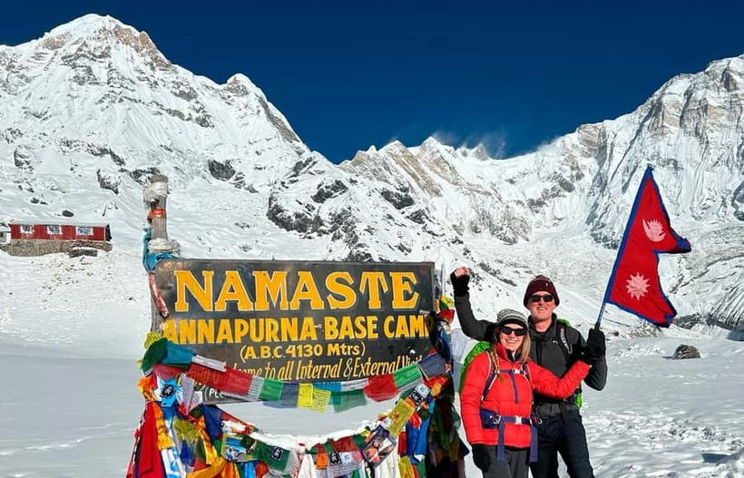 Pkr/Kathmandu: 5-Day Annapurna Base Camp & Hot spring Trek - Day 2: Forest, waterfalls, and Deurali