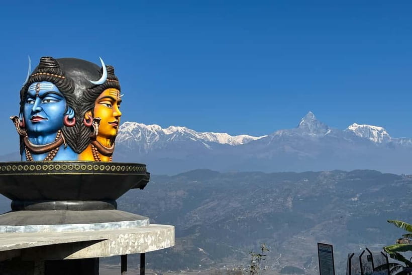 Pokhara: 1-Day World Peace Pagoda and Lord Shiva Statue Trek - 8:30 AM pickup in Lakeside