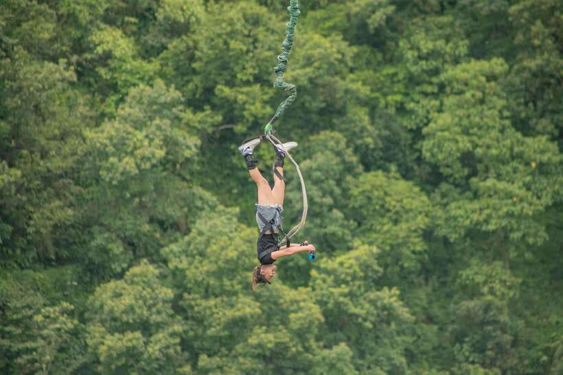 Pokhara: Bungee Jumping Experience Near Annapurna - The jump begins above the Yamdi River