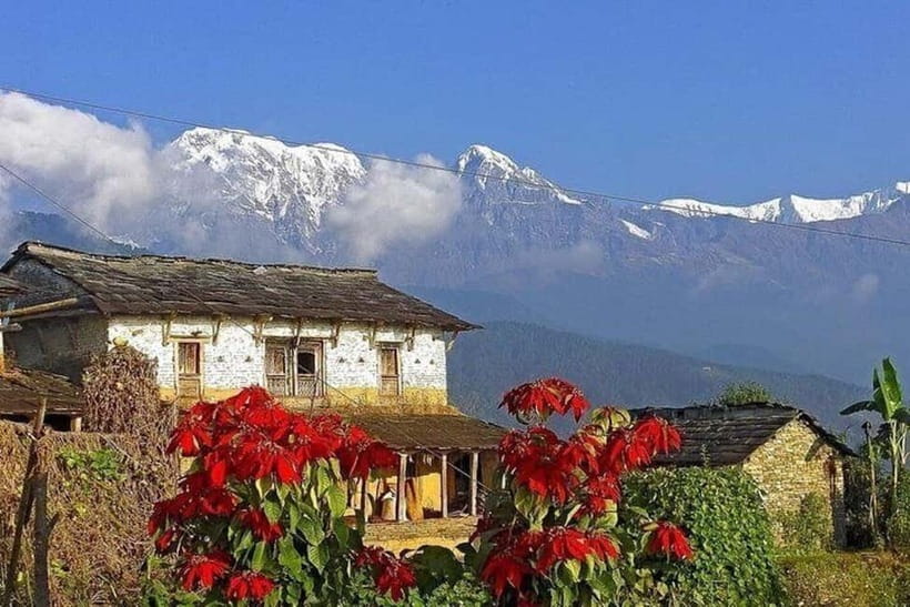 Pokhara: Hike To Australian Base Camp - Lunch, descent, and the tiring stone steps