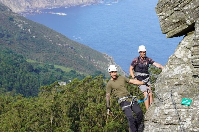 Private Climbing Experience Via ferrata Senda do Santo - Crossing the three cable bridges