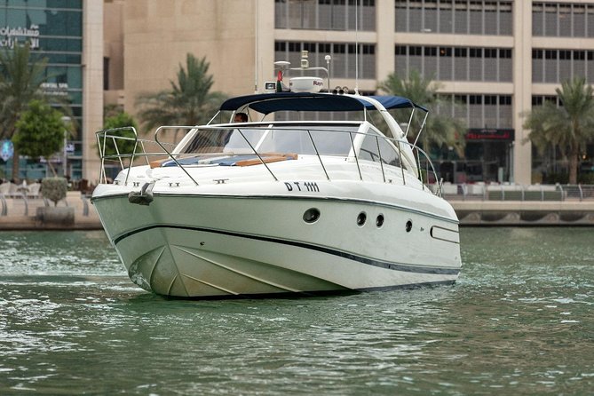 Private Luxury Everest Yacht Cruise from Dubai Marina - Seeing Palm Jumeirah from the sea