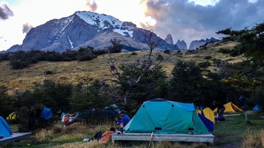 Puerto Natales: Base Torres Small Group Trekking - Forest, river views, and a long climb
