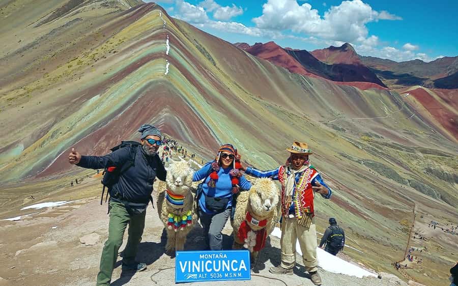 Rainbow Mountain Trek 1 Day - Following the stream toward Ausangate