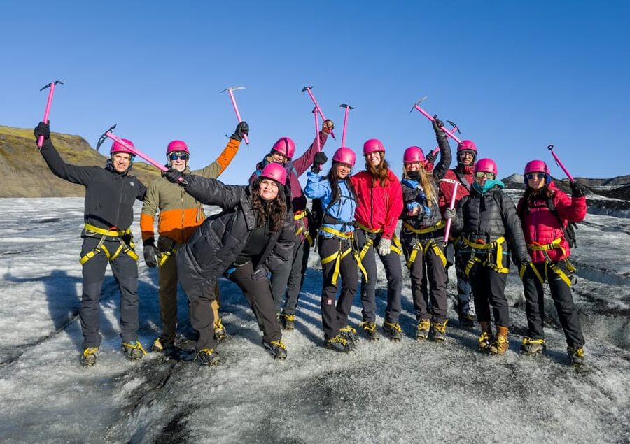 Reykjavík: Iconic Glacier Hike, South Coast & Waterfalls - Seljalandsfoss and the wet walk behind the water