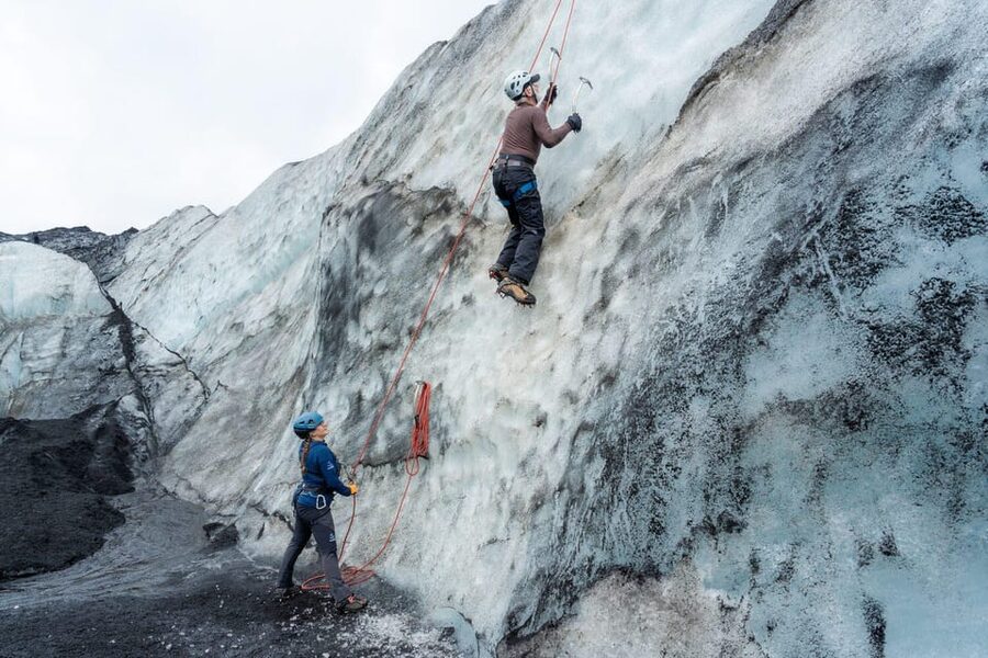 Reykjavík: Sólheimajökull Glacier Hike & Ice Climbing Intro - Walking Through Blue Ice and Crevasses