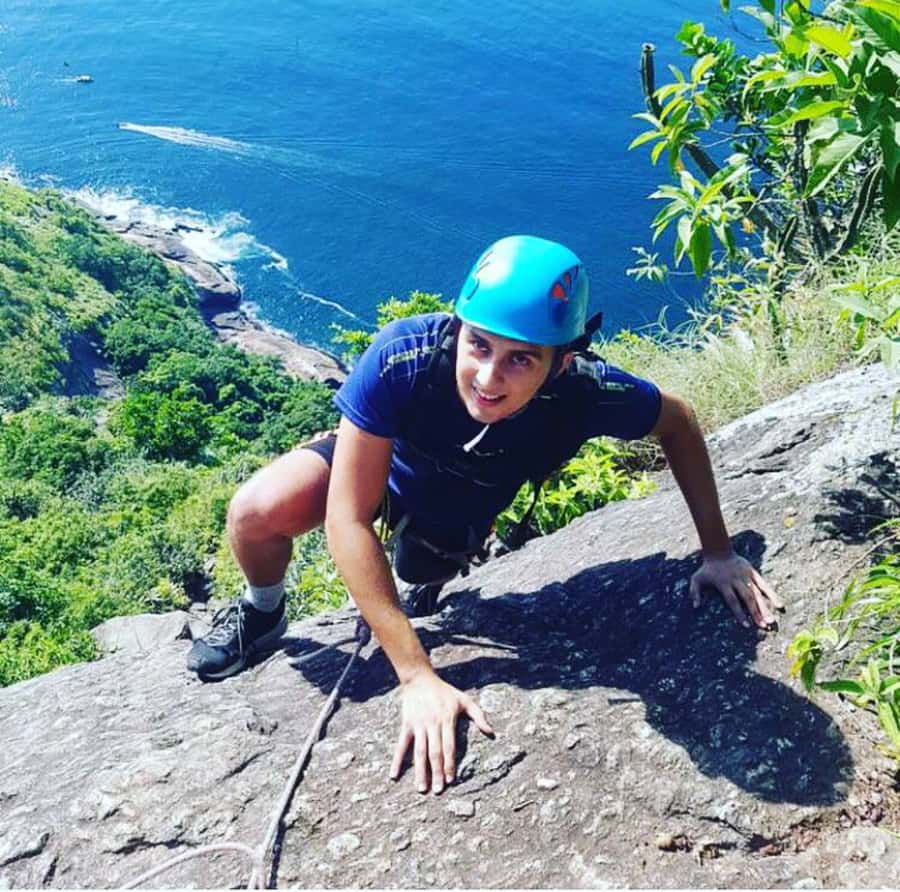 Rio De Janeiro: SUGARLOAF MOUNTAIN HIKE & CLIMB - The 20-meter vertical wall
