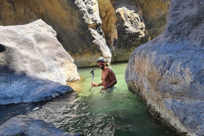 River Trekking at Kourtaliotiko Gorge Waterfalls - What George adds to the outing