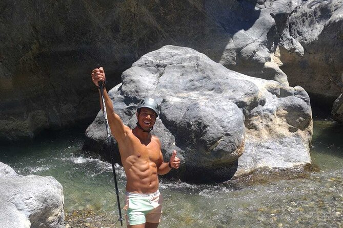 River Trekking at Kourtaliotiko Gorge Waterfalls - Who will enjoy this most