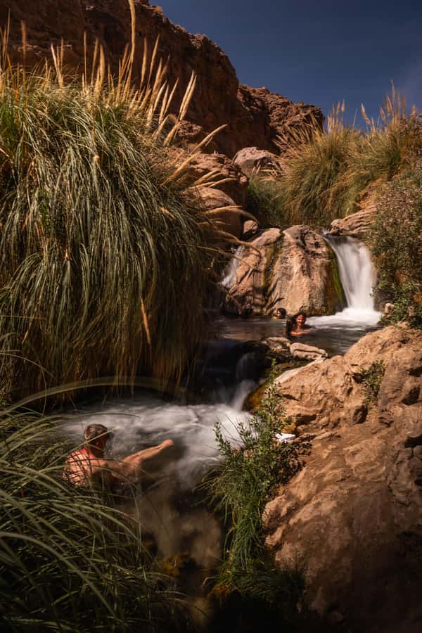 San Pedro de Atacama: Canyon Swimming Pools Trekking Trip - Walking into Puritama River Canyon